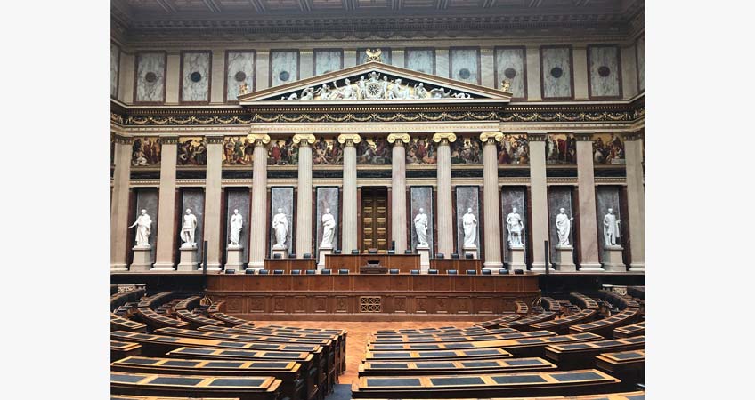 Erkennen Sie den Saal im Parlament?